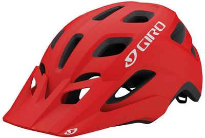 Giro Fixture MTB Helmet - Matte Trim Red - One Size, Matte Trim Red